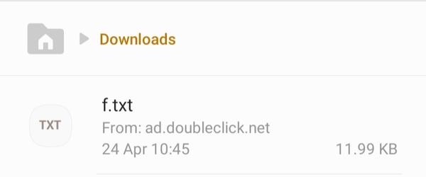 File downloads automatically when on mumsnet