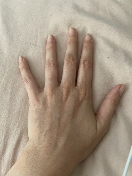How old am I judging by my hands?