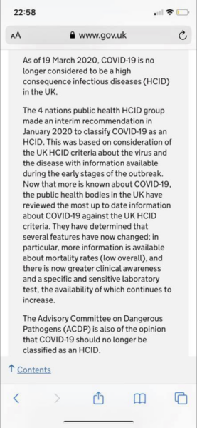 Those who initially said they weren't at all worried about Covid-19...