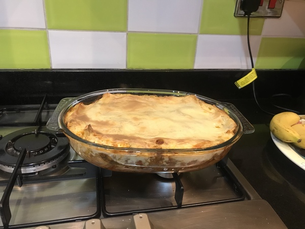 To ask you to show me your baking/food?