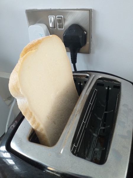 That a toaster should fit bread in it??