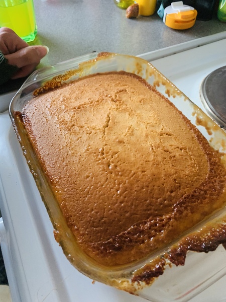 To ask you to show me your baking/food?