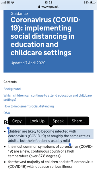 School closure limited impact!