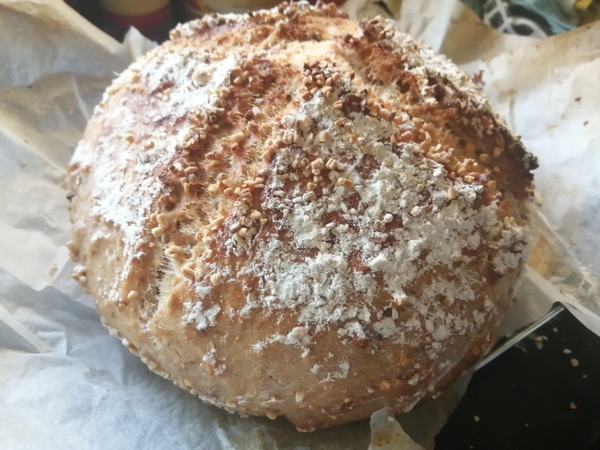 To ask you to show me your baking/food?