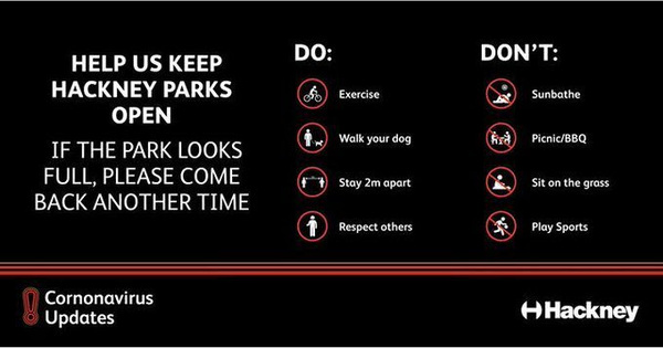 To remind people of the exercise rules