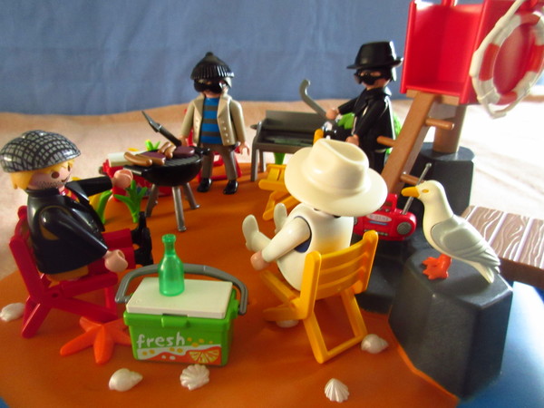 An outbreak of Covid-19 has occurred for the Playmobil people in our house...