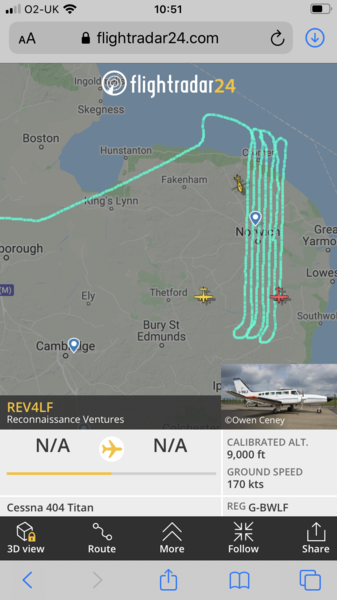 Flight radar fans