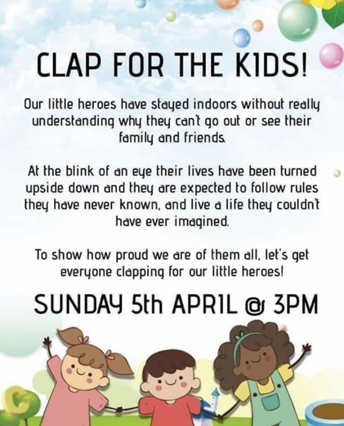 To not understand clapping for kids