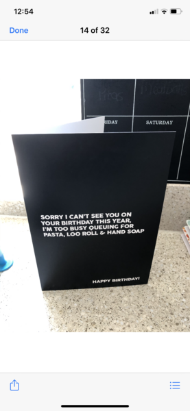 Childs birthday during lockdown...