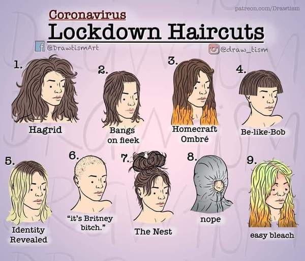 Lockdown hair