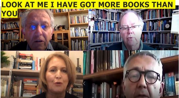 Coronavirus Skype I have got More Books than you have