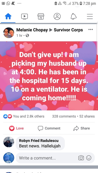 A positive thread to balance the panic. Do you know anybody who has recovered? If so then please share here