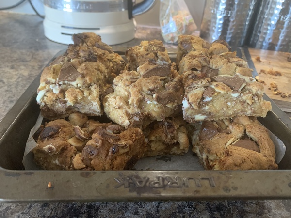 To ask you to show me your baking/food?