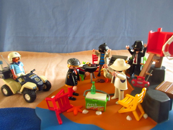 An outbreak of Covid-19 has occurred for the Playmobil people in our house...