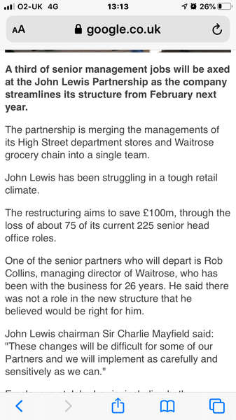 Do you think John Lewis the shop, will survive coronavirus ?