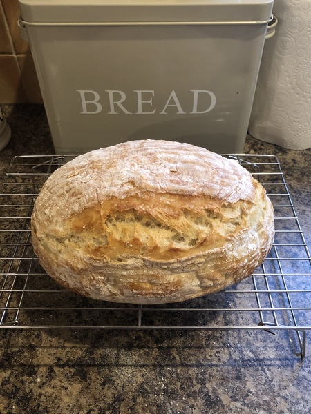 To ask you to show me your baking/food?