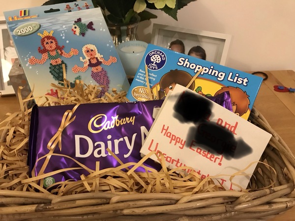 WHAT has eaten DD’s Easter egg!!!!!!