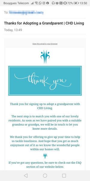 Adopt a grandparent initiative