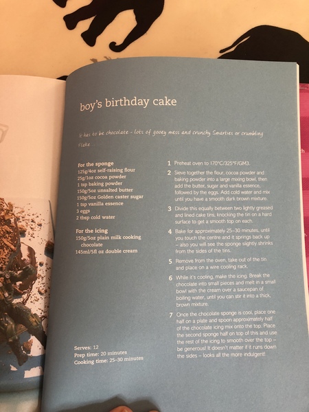 Desperately seeking Tana Ramsay's Boys' Chocolate Birthday Cake recipe info