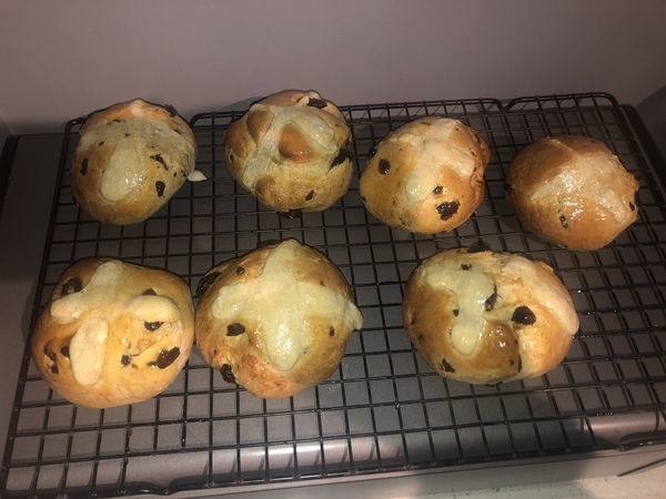 To ask you to show me your baking/food?