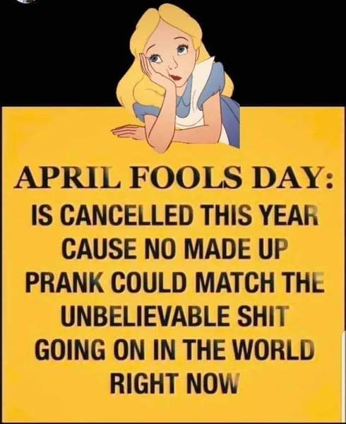 Has anyone noticed and April Fools jokes?