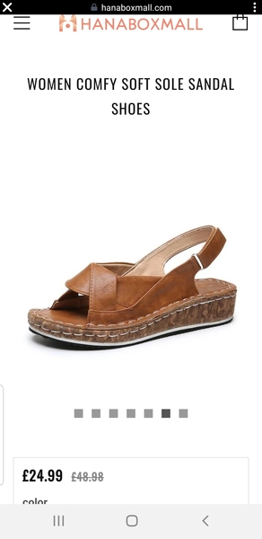 Sandals for ankle problems