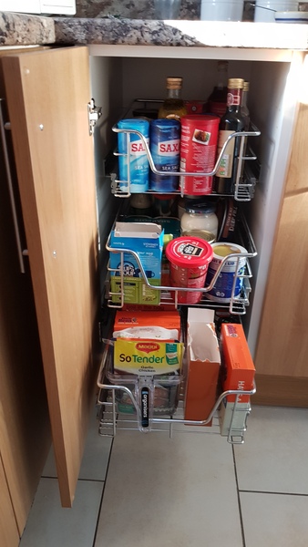 Can anyone recommend  pull out wire baskets for under counter cupboards
