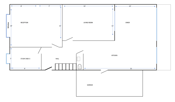 New window on link detached house