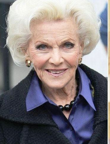 Honor Blackman dies- news reader refers to her “two adopted children”