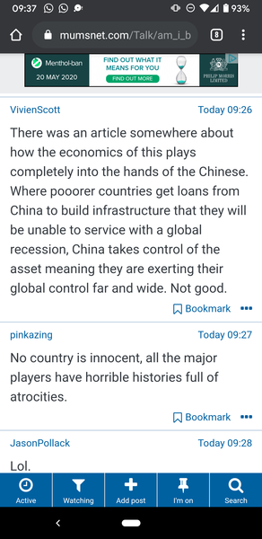 Times must be hard for Mumsnet to be taking advertising money from these fuckers. :(