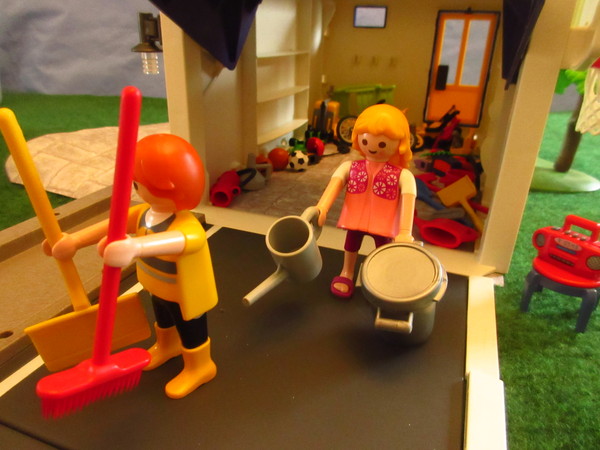An outbreak of Covid-19 has occurred for the Playmobil people in our house...
