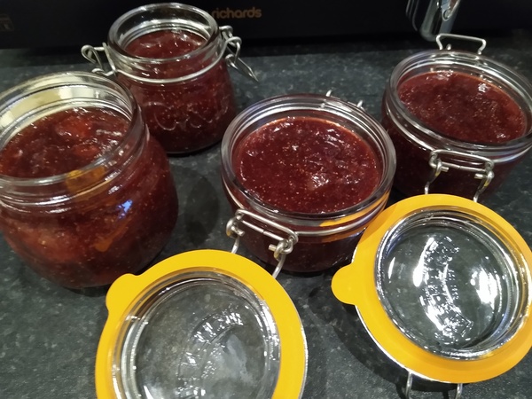 To ask you to show me your baking/food?