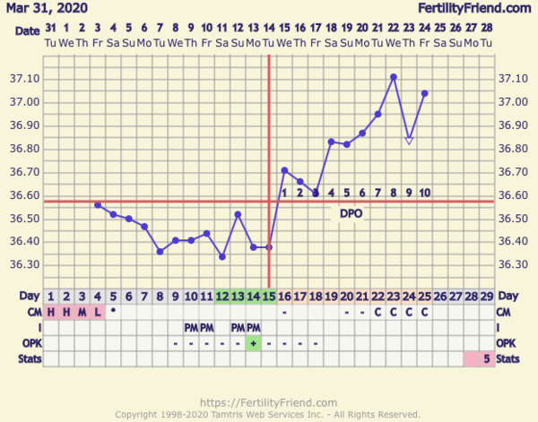 BBT Chart — should it be dropping 3dpo?