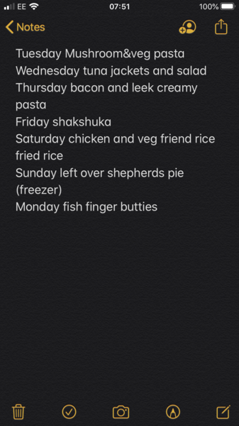 To ask what your weekly or monthly groceries cost?