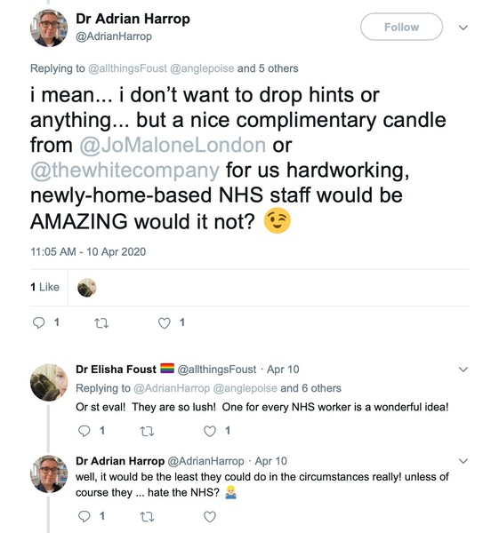 Dr Adrian Harrop (a trans activist) just asked for screen shots of anti trans statements posted here at MN
