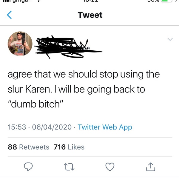 Do you find the term/meme 'Karen' an insult?