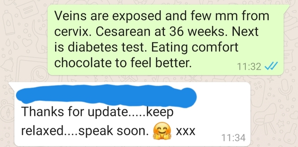 Mil text reply. Aibu?