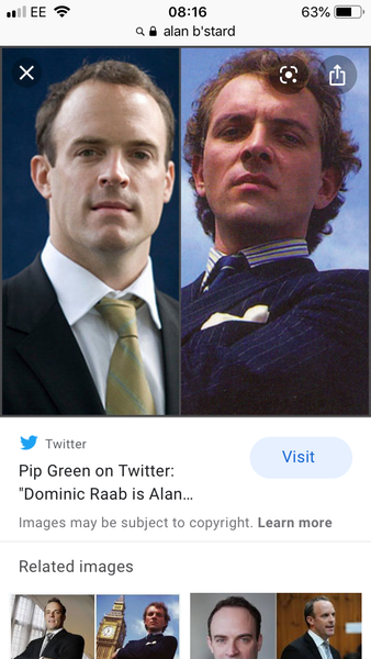To find Dominic Raab strangely attractive