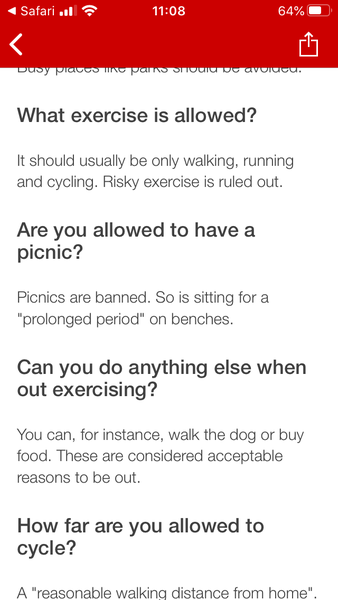 To remind people of the exercise rules