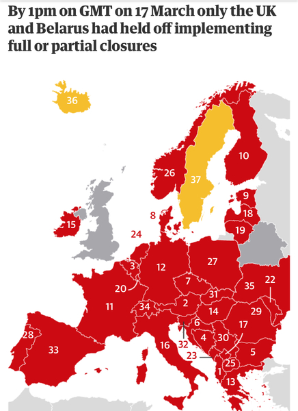 Given Iceland's data surely schools should go back.