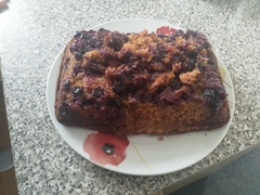 To ask you to show me your baking/food?