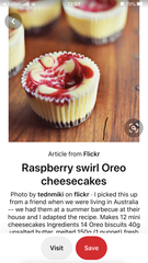 To ask you to show me your baking/food?