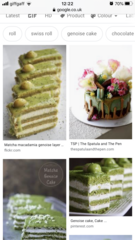 To ask you to show me your baking/food?