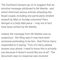 Does anyone want a thread for people who are happy for Harry and Meghan? Thread 4