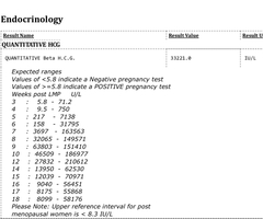 How much should I expect hCG levels to rise at 7 weeks?