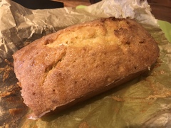 When should your lemon drizzle get its drizzle?