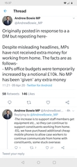 To think MPs shouldn’t get this extra money