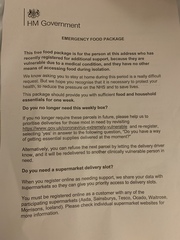 Shielding, slots and food parcels