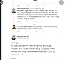 Dr Adrian Harrop (a trans activist) just asked for screen shots of anti trans statements posted here at MN