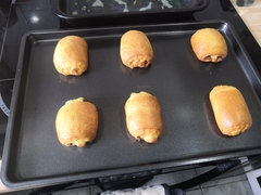 To ask you to show me your baking/food?